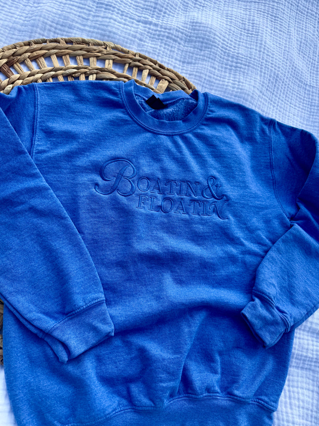 “Boatin & Floatin” crewneck