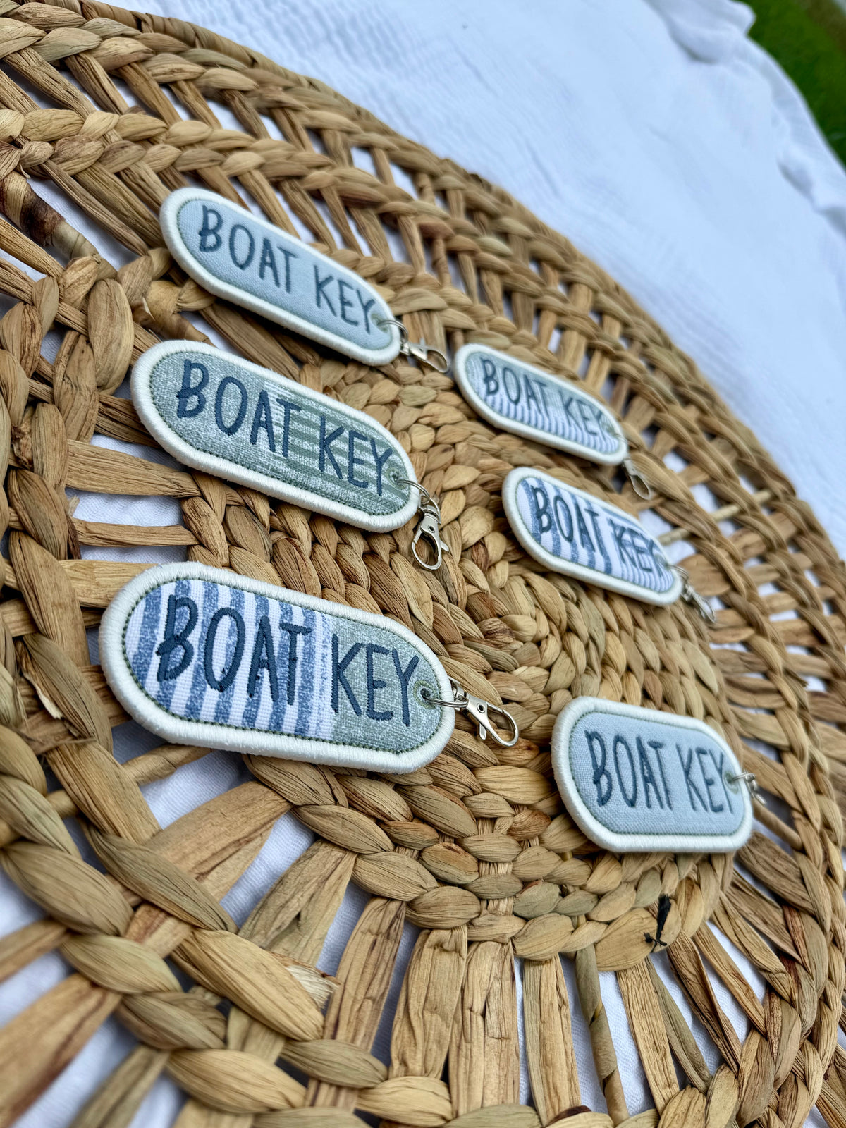 “ Boat Key” key tag