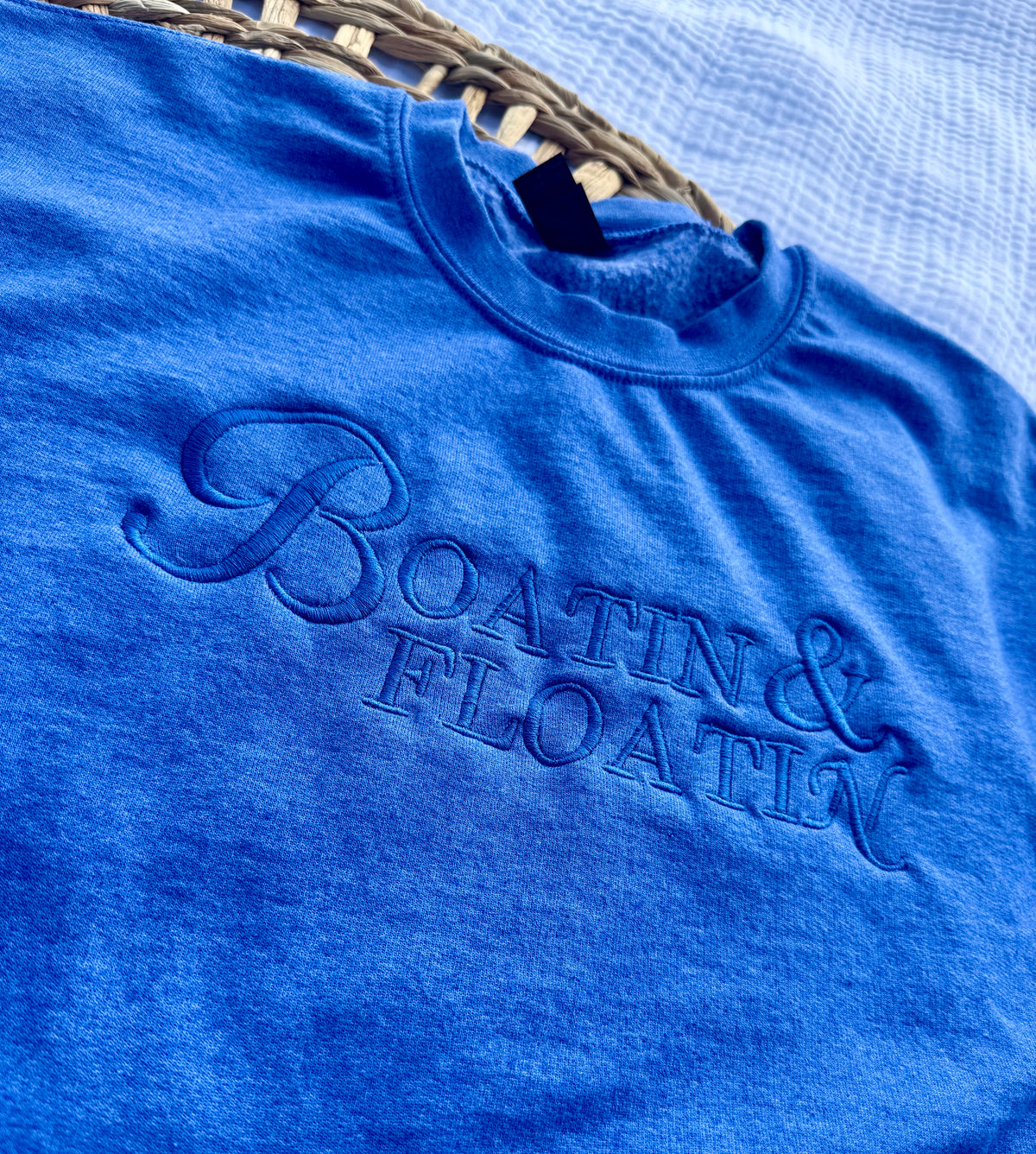 “Boatin & Floatin” crewneck