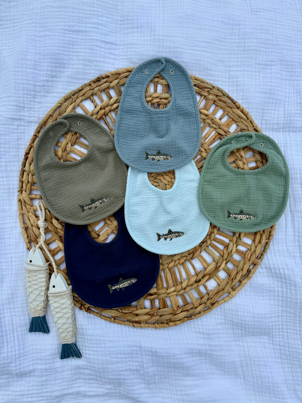 Trout Baby Bib