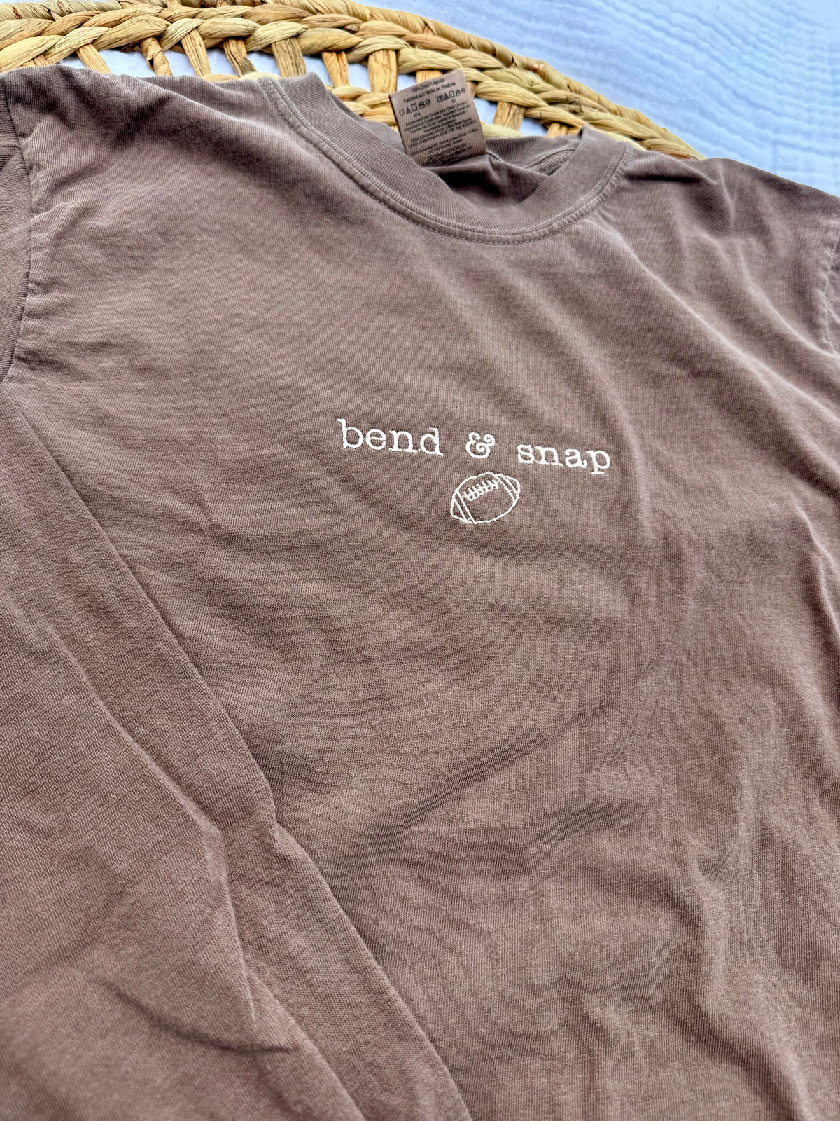 “bend & snap” long sleeve tee