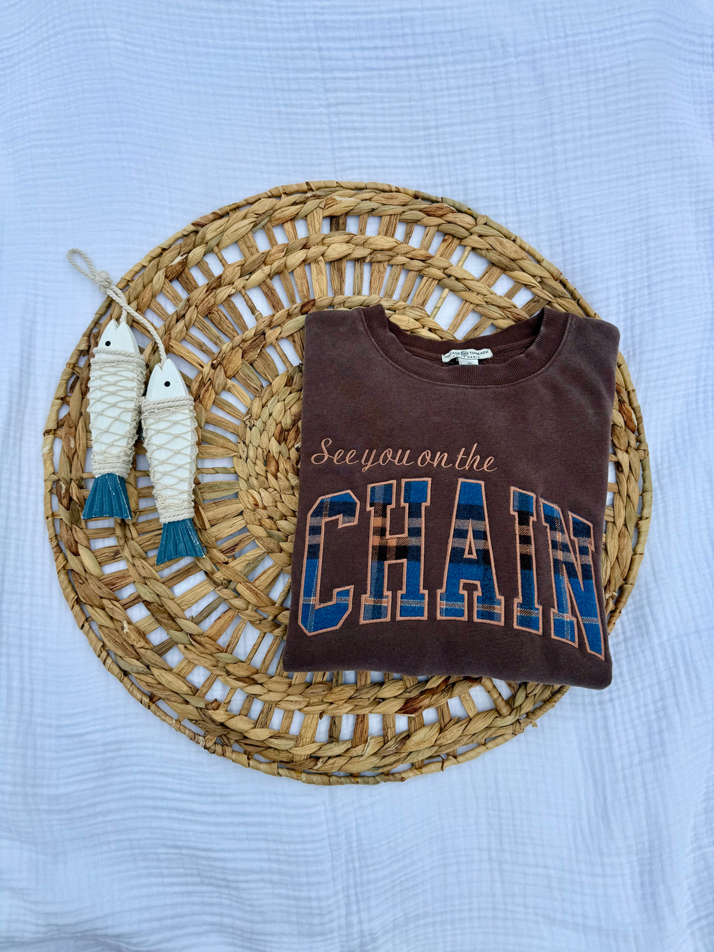 See you on the CHAIN- applique