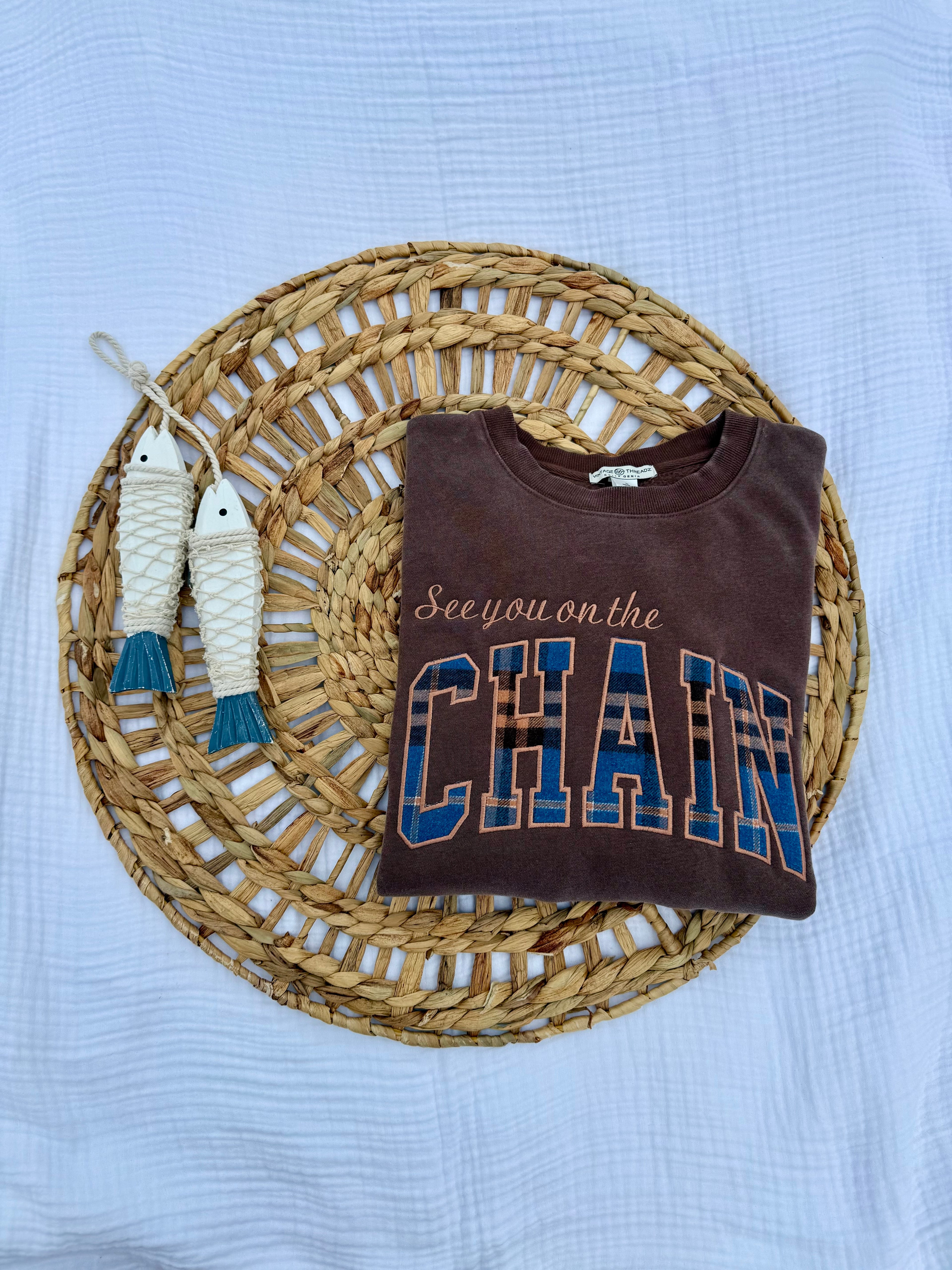 See you on the CHAIN- applique