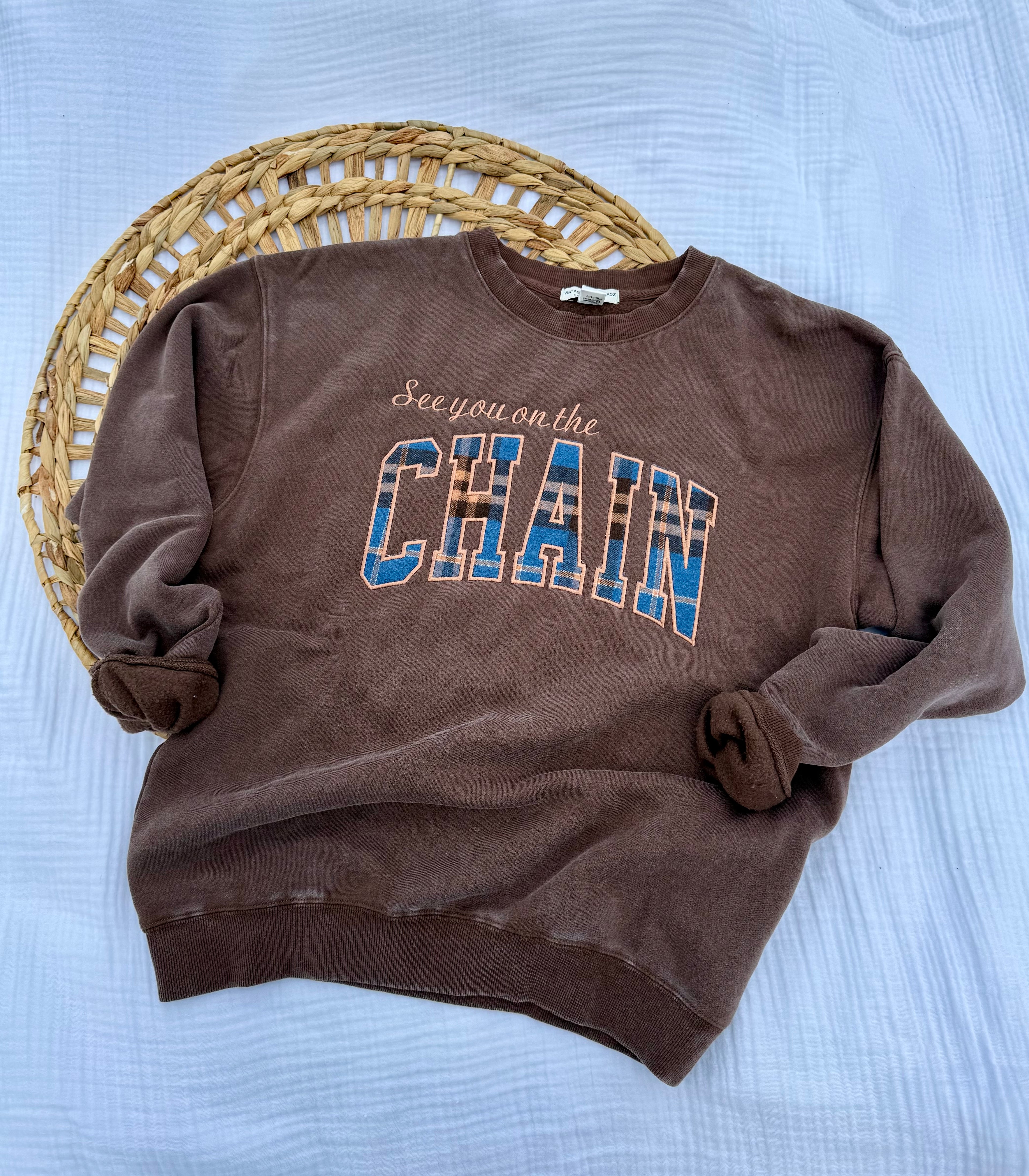 See you on the CHAIN- applique